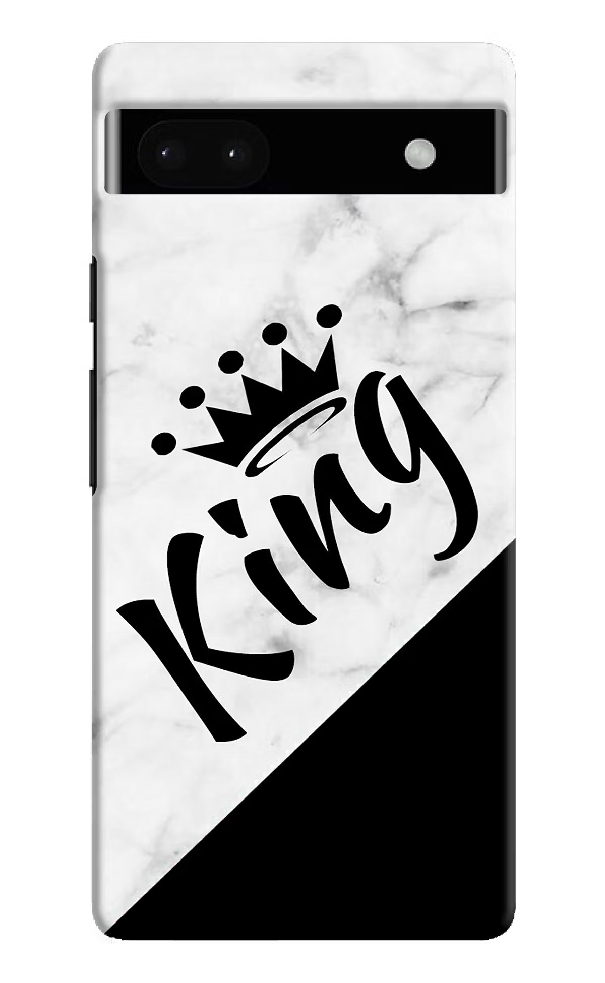 King Google Pixel 6A Hard Case Back Cover by Casekaro