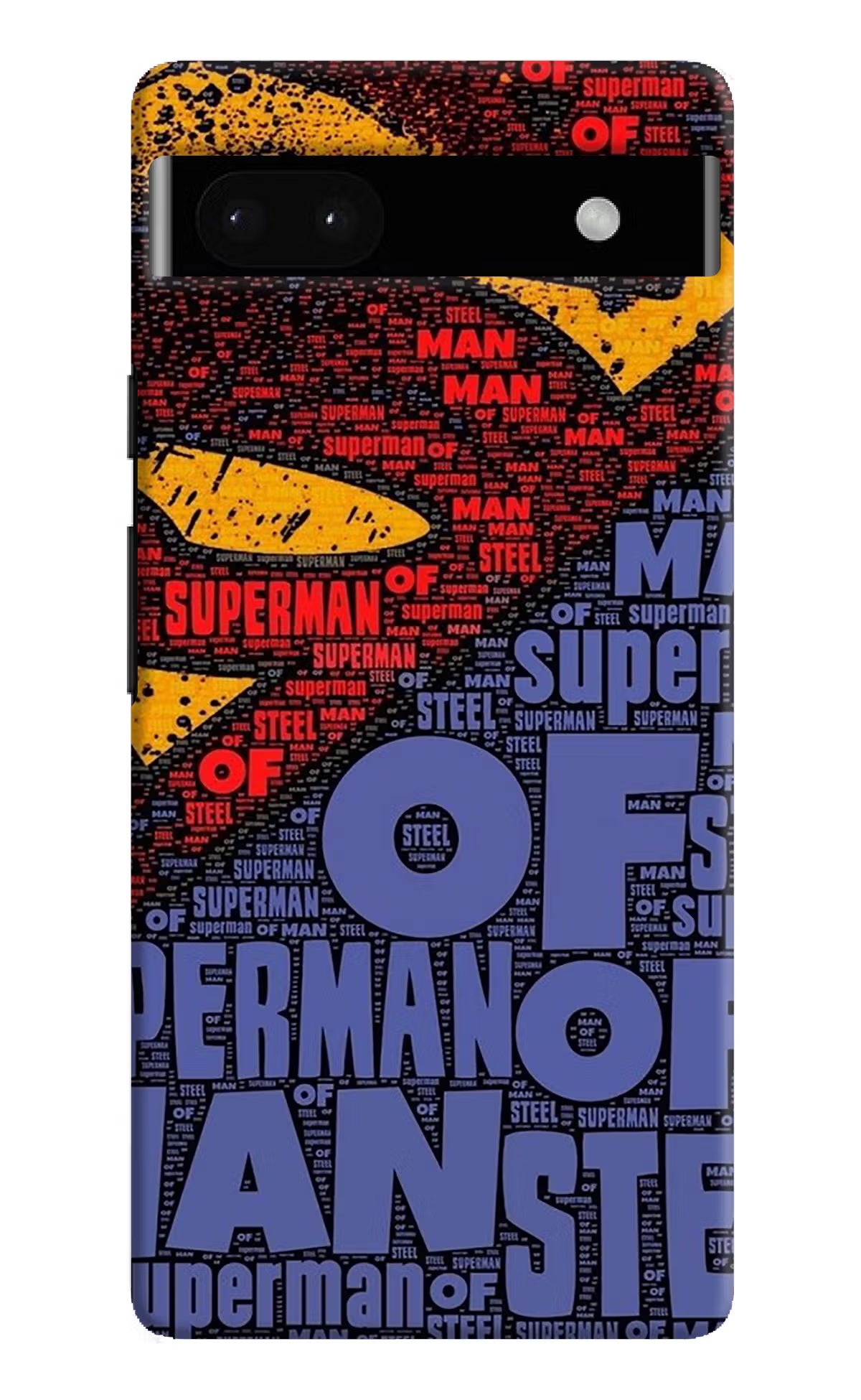 Superman Google Pixel 6A Hard Case Back Cover by Casekaro