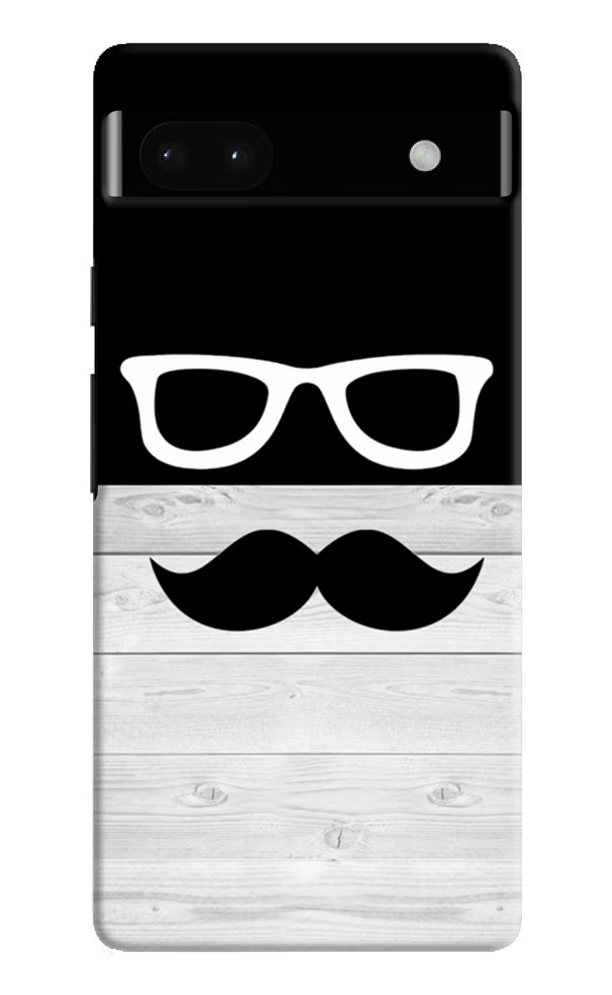 Mustache Google Pixel 6A Hard Case Back Cover by Casekaro