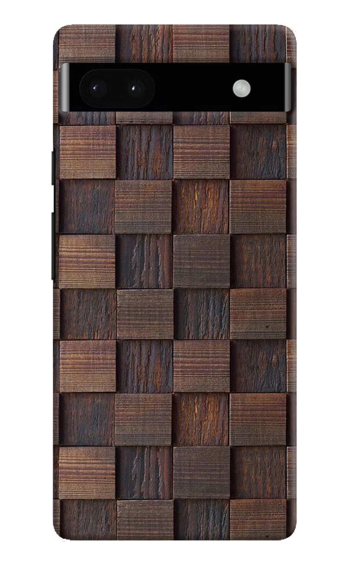 Wooden Cube Design Google Pixel 6A Hard Case Back Cover by Casekaro