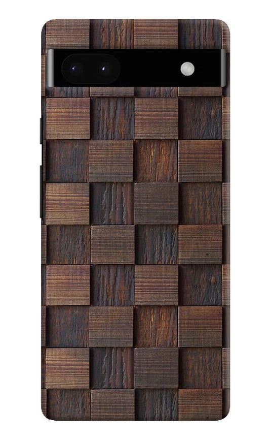 Wooden Cube Design Google Pixel 6A Hard Case Back Cover by Casekaro