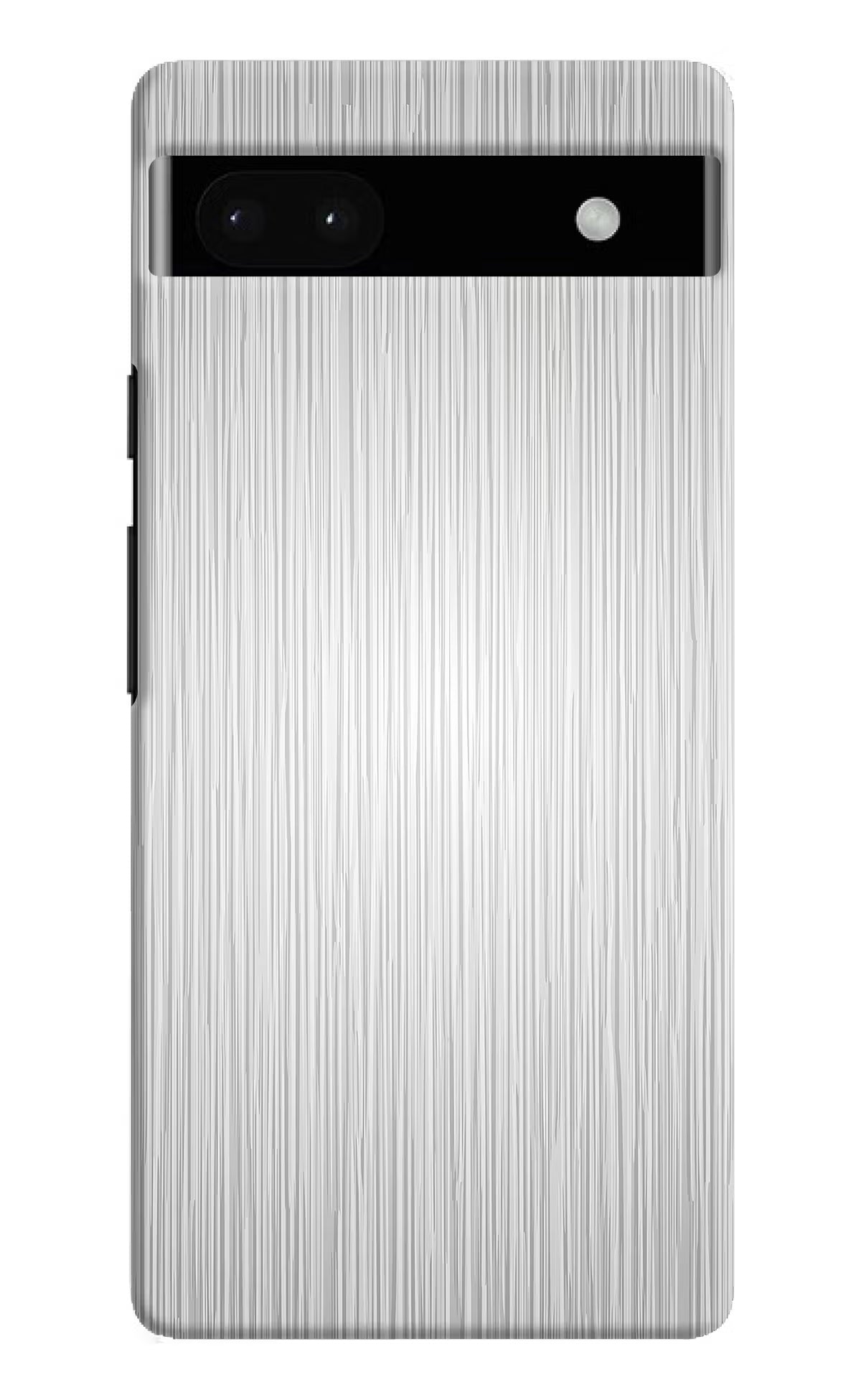 Wooden Grey Texture Google Pixel 6A Hard Case Back Cover by Casekaro