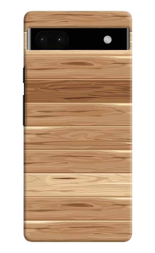 Wooden Vector Google Pixel 6A Hard Case Back Cover by Casekaro