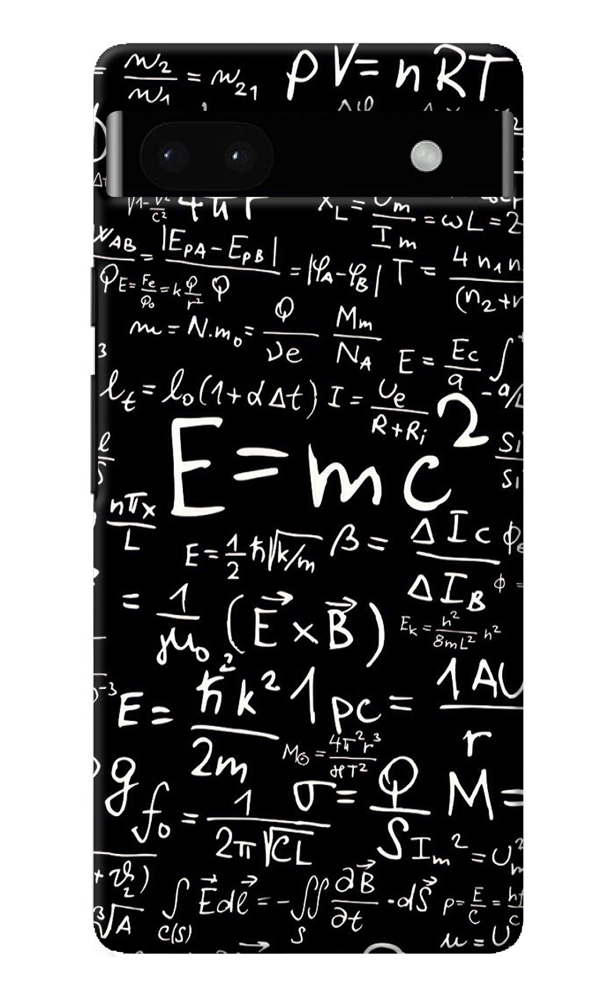 Physics Albert Einstein Formula Google Pixel 6A Back Cover
