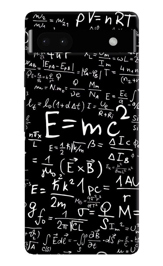 Physics Formula Google Pixel 6A Hard Case Back Cover by Casekaro