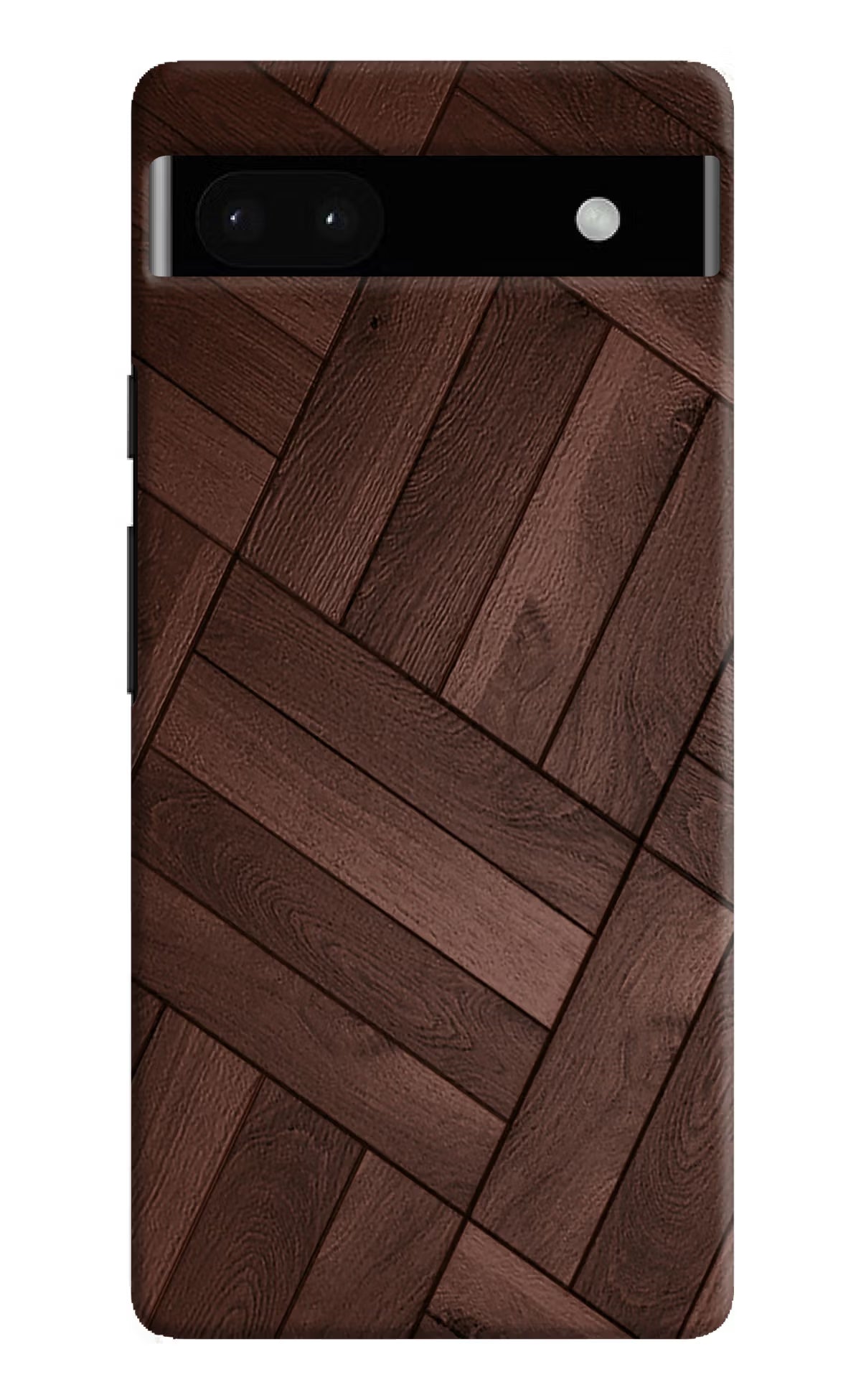 Wooden Texture Design Google Pixel 6A Hard Case Back Cover by Casekaro