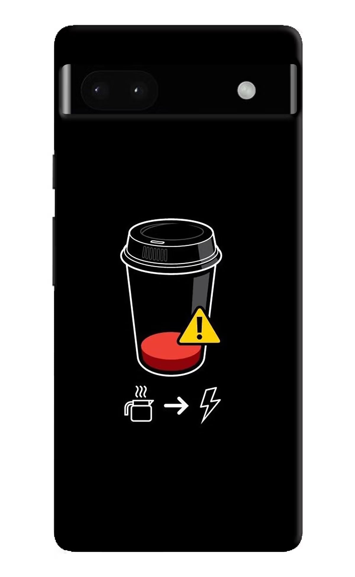 Coffee Google Pixel 6A Hard Case Back Cover by Casekaro