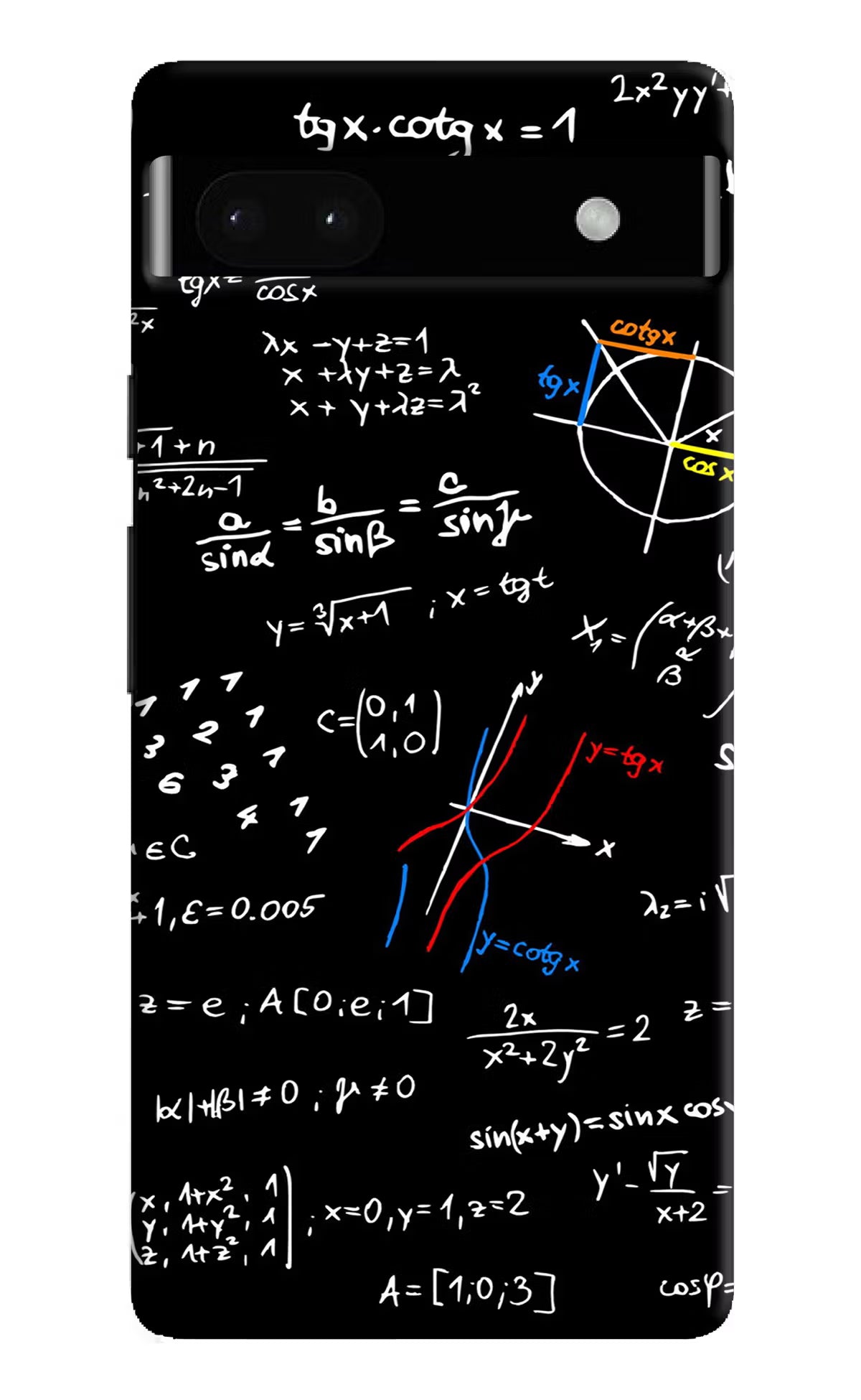 Mathematics Formula Google Pixel 6A Hard Case Back Cover by Casekaro