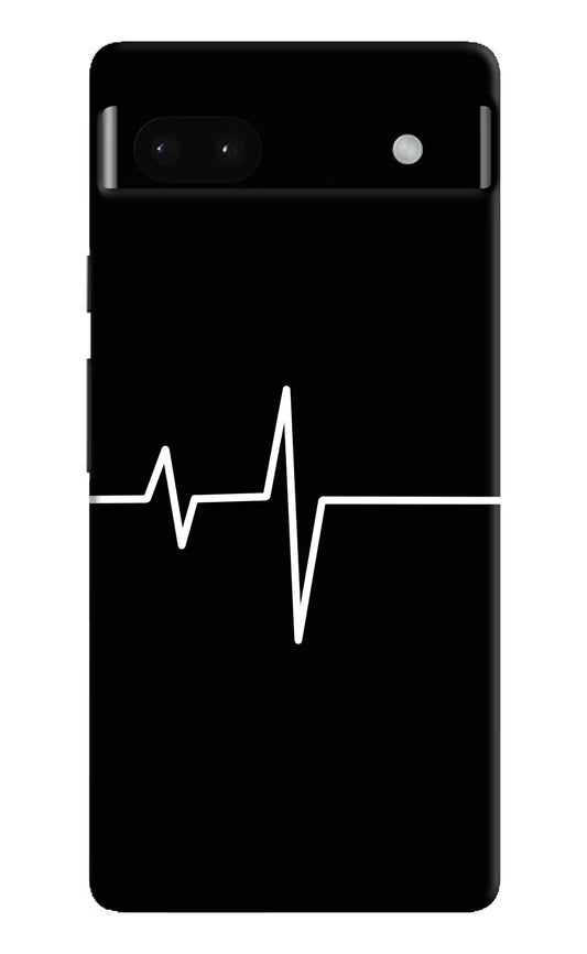Heart Beats Google Pixel 6A Hard Case Back Cover by Casekaro