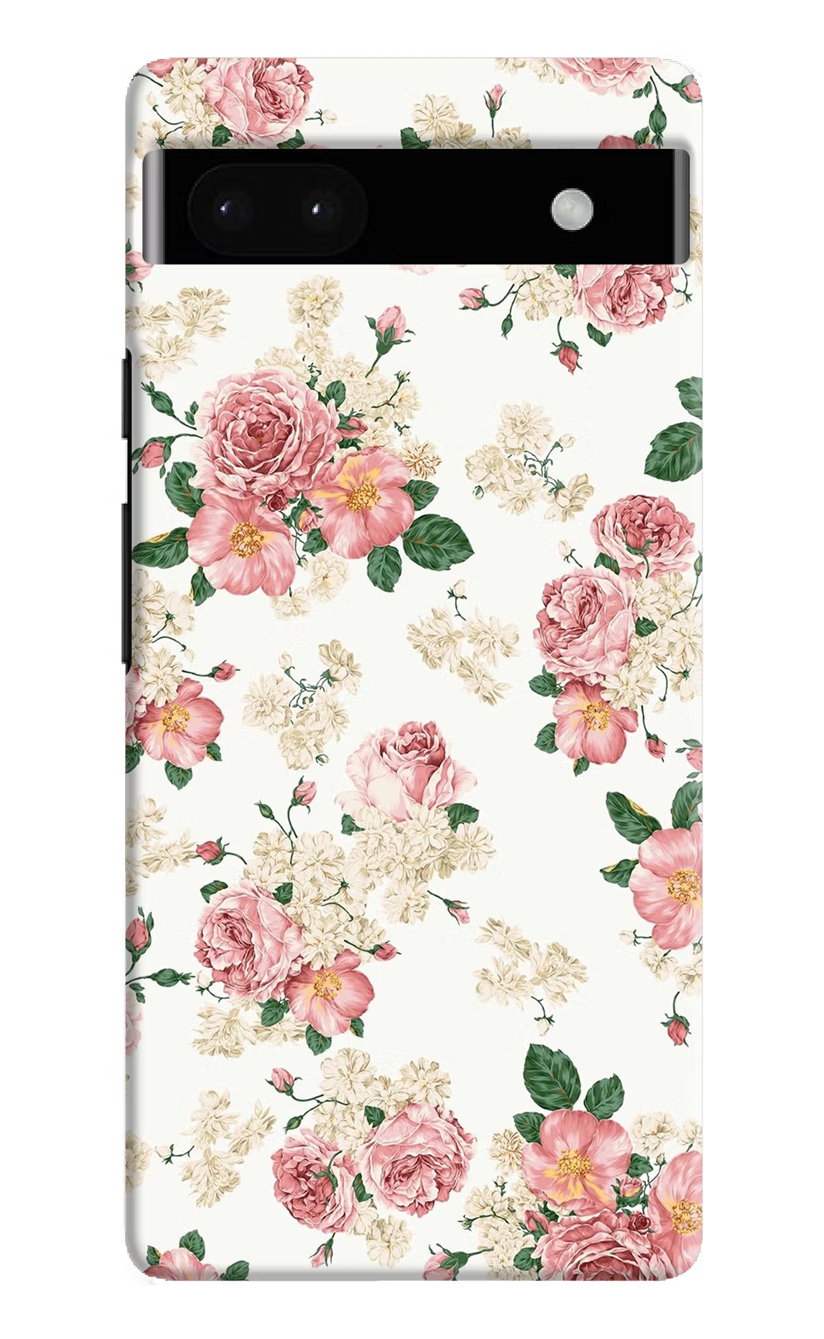 Flowers Google Pixel 6A Hard Case Back Cover by Casekaro