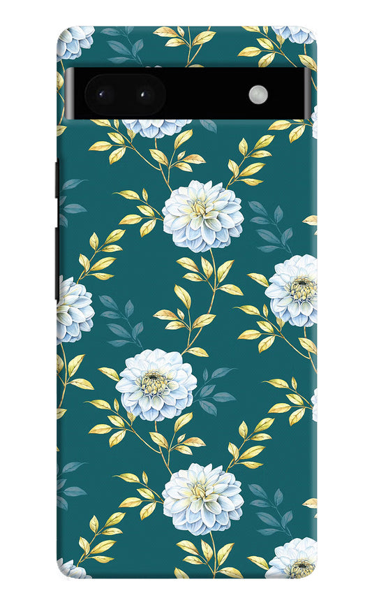 Flowers Google Pixel 6A Hard Case Back Cover by Casekaro