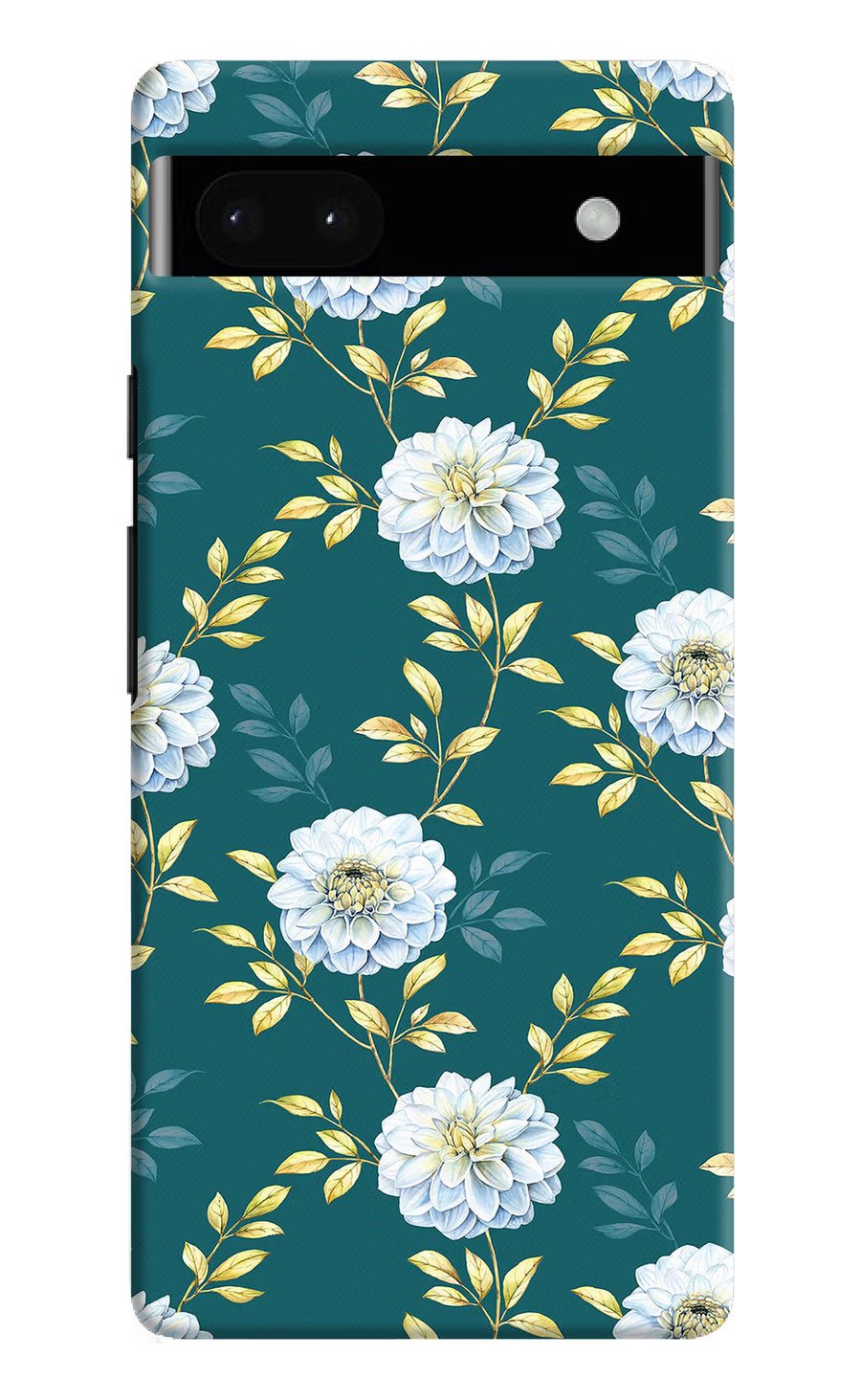 Flowers Google Pixel 6A Back Cover, Hard case