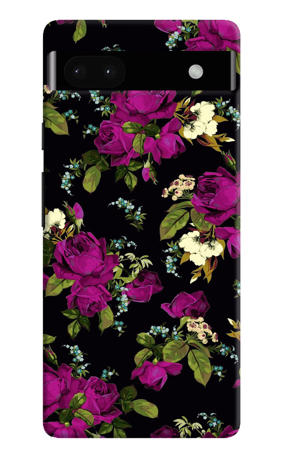 Flowers Google Pixel 6A Back Cover, Hard case