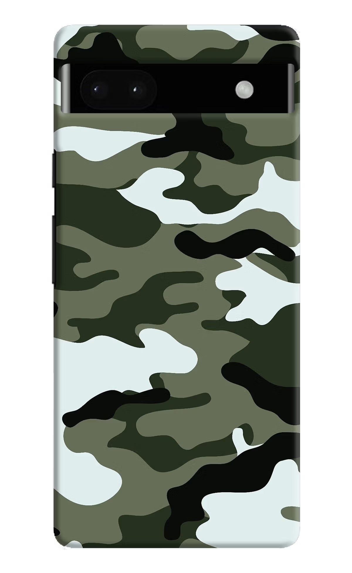 Camouflage Google Pixel 6A Hard Case Back Cover by Casekaro