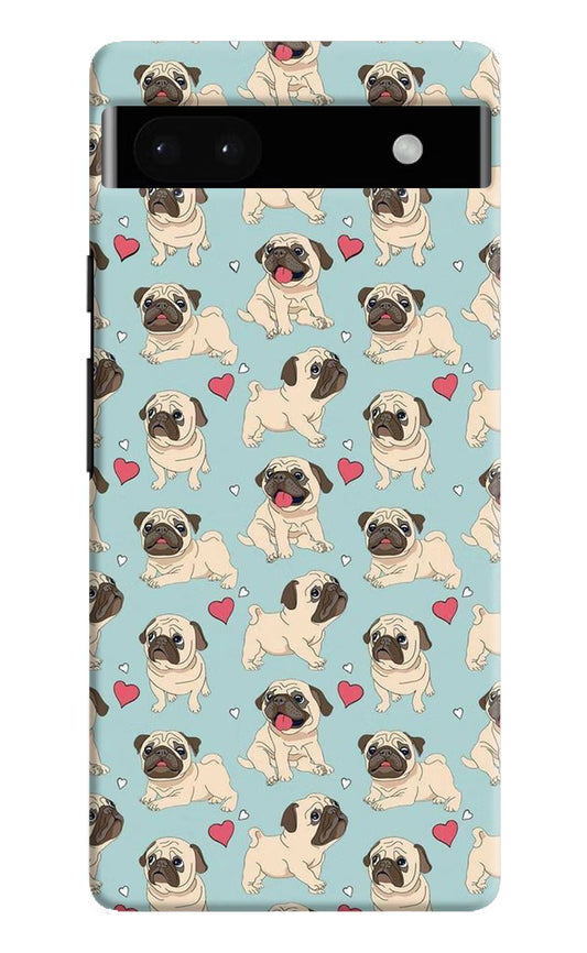 Pug Dog Google Pixel 6A Hard Case Back Cover by Casekaro