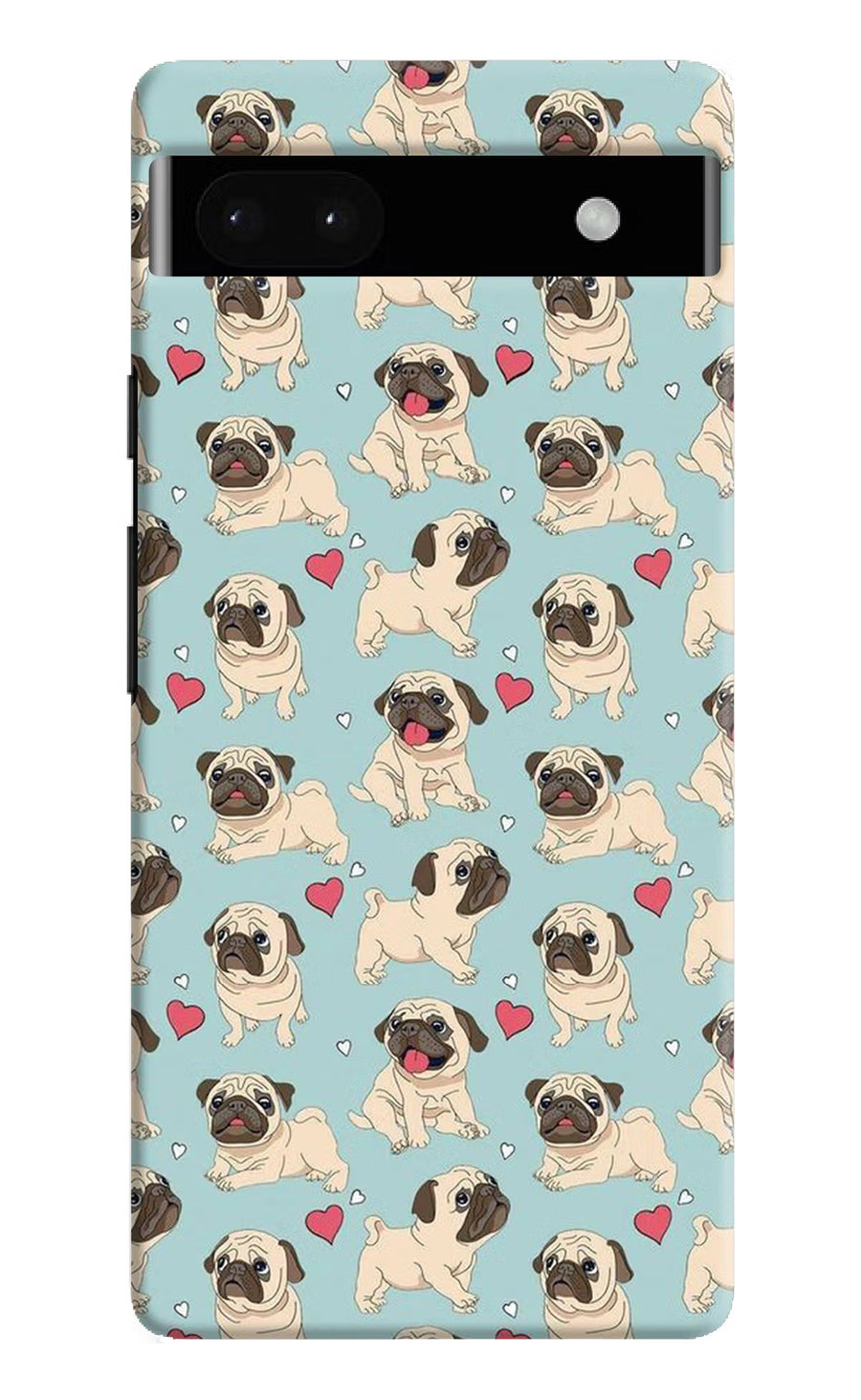 Pug Dog Google Pixel 6A Back Cover, Hard case