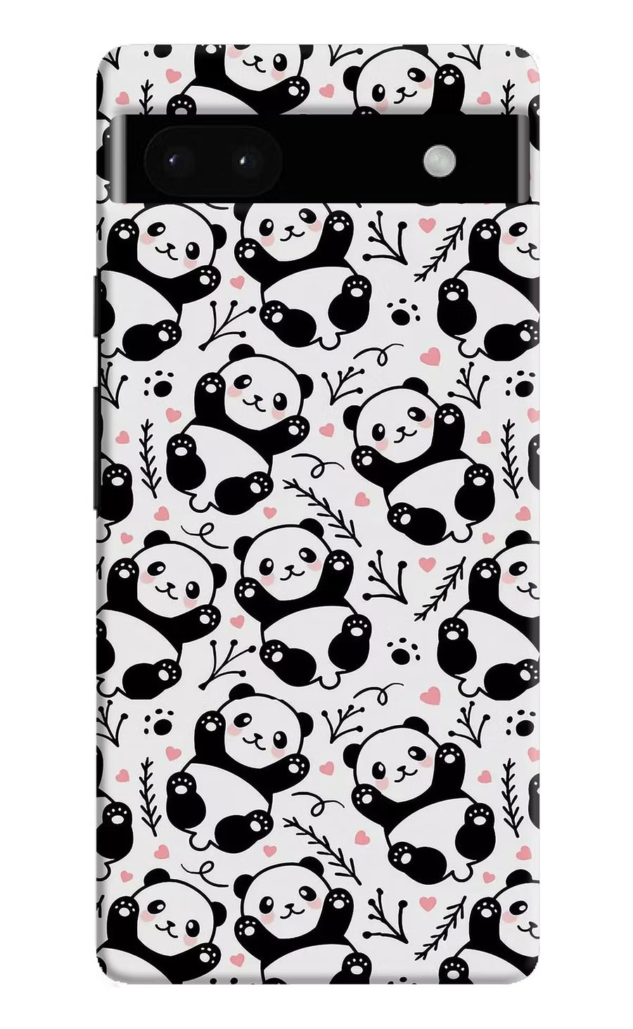Cute Panda Google Pixel 6A Back Cover, Hard case