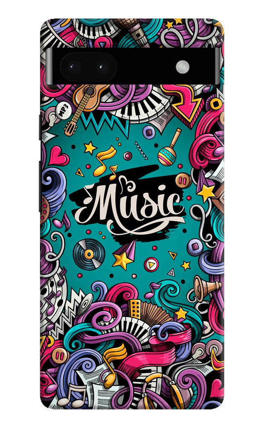 Music Graffiti Google Pixel 6A Hard Case Back Cover by Casekaro