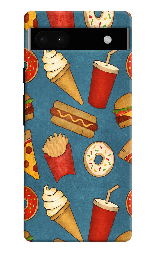 Foodie Google Pixel 6A Hard Case Back Cover by Casekaro