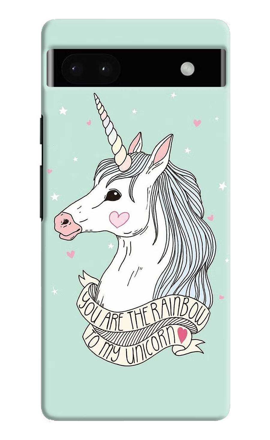 Unicorn Wallpaper Google Pixel 6A Back Cover, Hard case