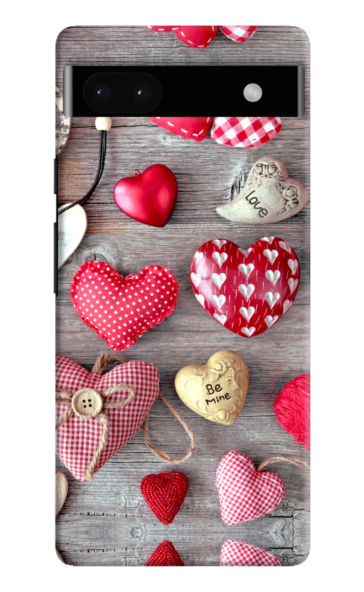 Love Wallpaper Google Pixel 6A Hard Case Back Cover by Casekaro