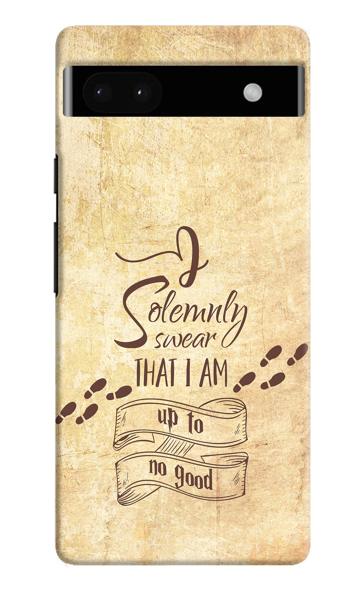 I Solemnly swear that i up to no good Google Pixel 6A Hard Case Back Cover by Casekaro