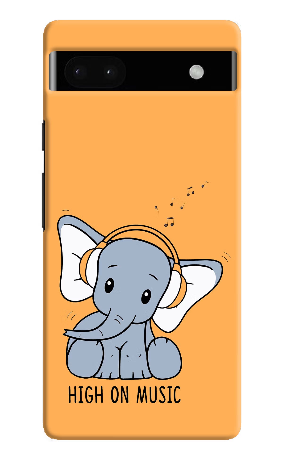 High On Music Google Pixel 6A Hard Case Back Cover by Casekaro