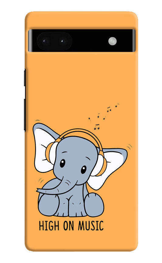 High On Music Google Pixel 6A Hard Case Back Cover by Casekaro