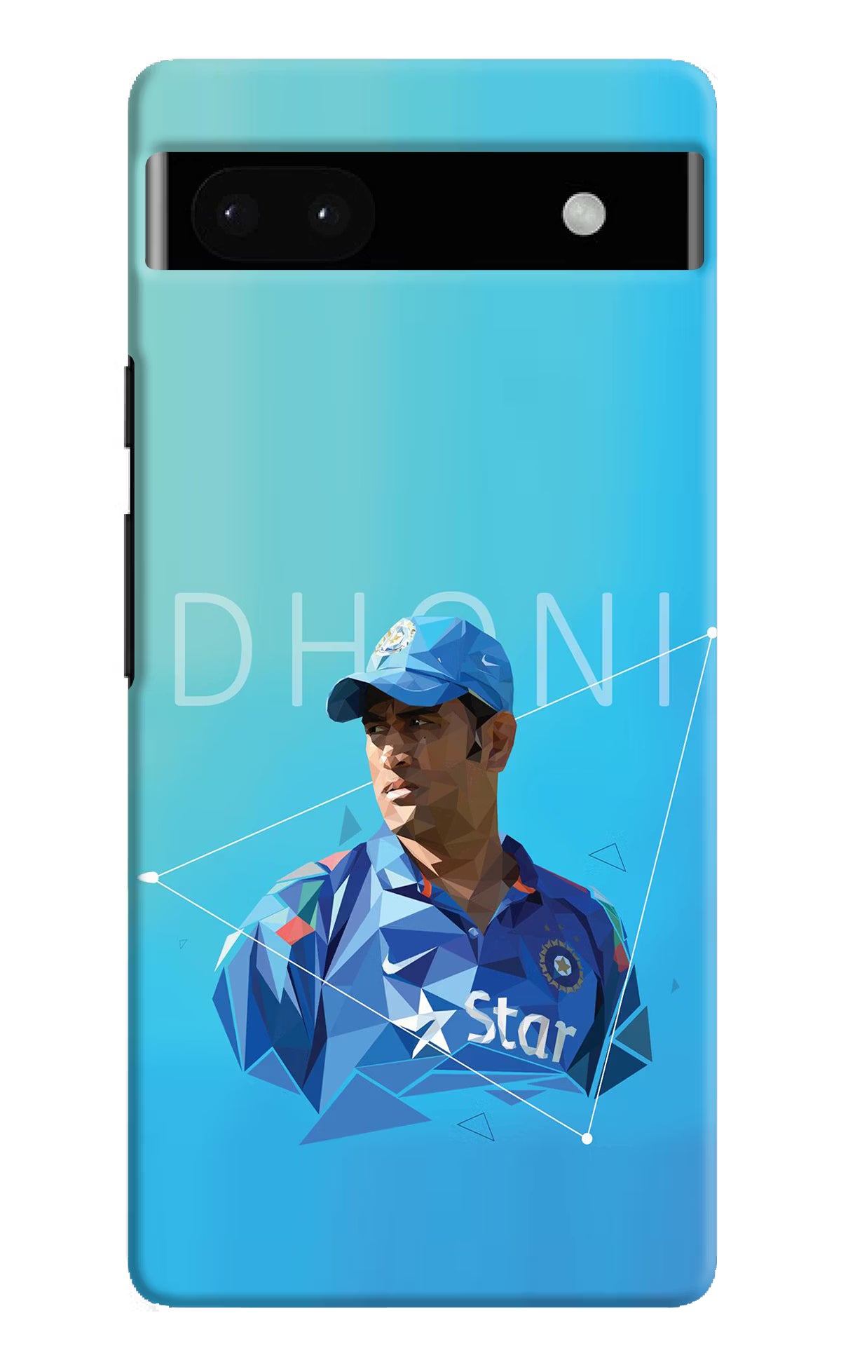 Dhoni Artwork Google Pixel 6A Hard Case Back Cover by Casekaro
