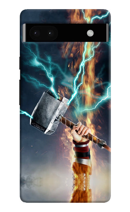 Thor Hammer Mjolnir Google Pixel 6A Hard Case Back Cover by Casekaro