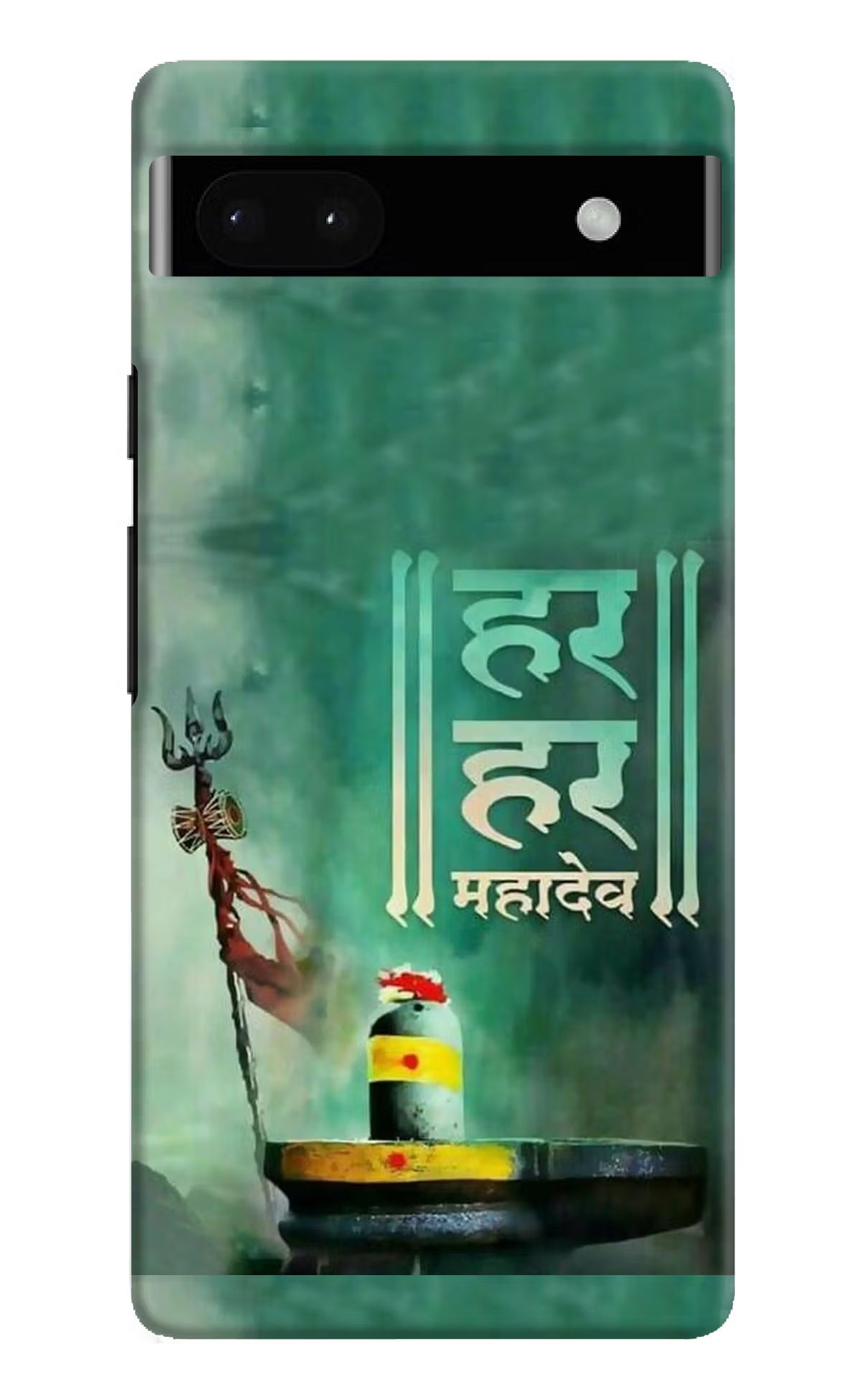 Har Har Mahadev Shivling Google Pixel 6A Hard Case Back Cover by Casekaro