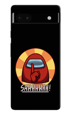 Among Us Shhh! Google Pixel 6A Hard Case Back Cover by Casekaro