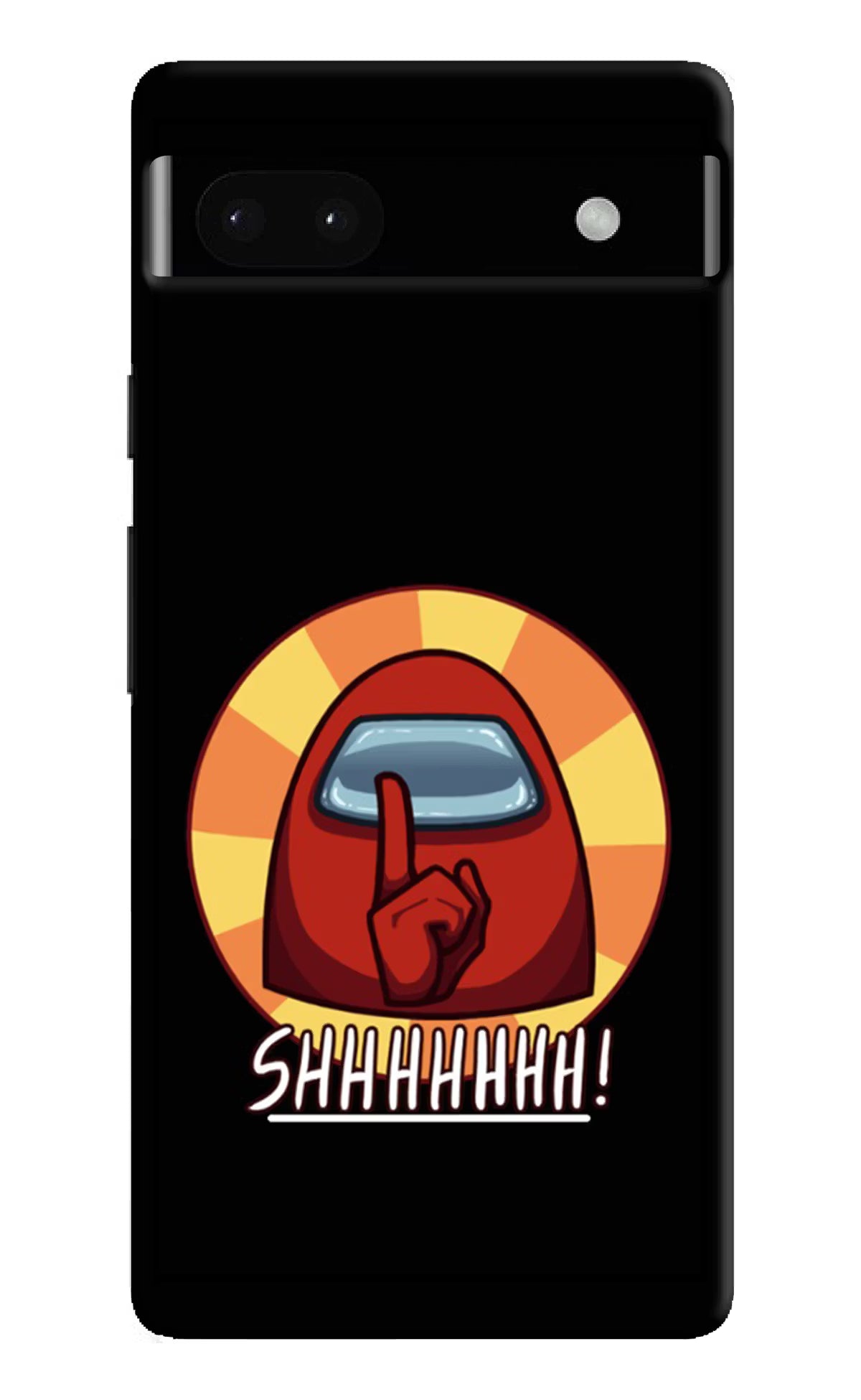 Among Us Shhh! Google Pixel 6A Hard Case Back Cover by Casekaro