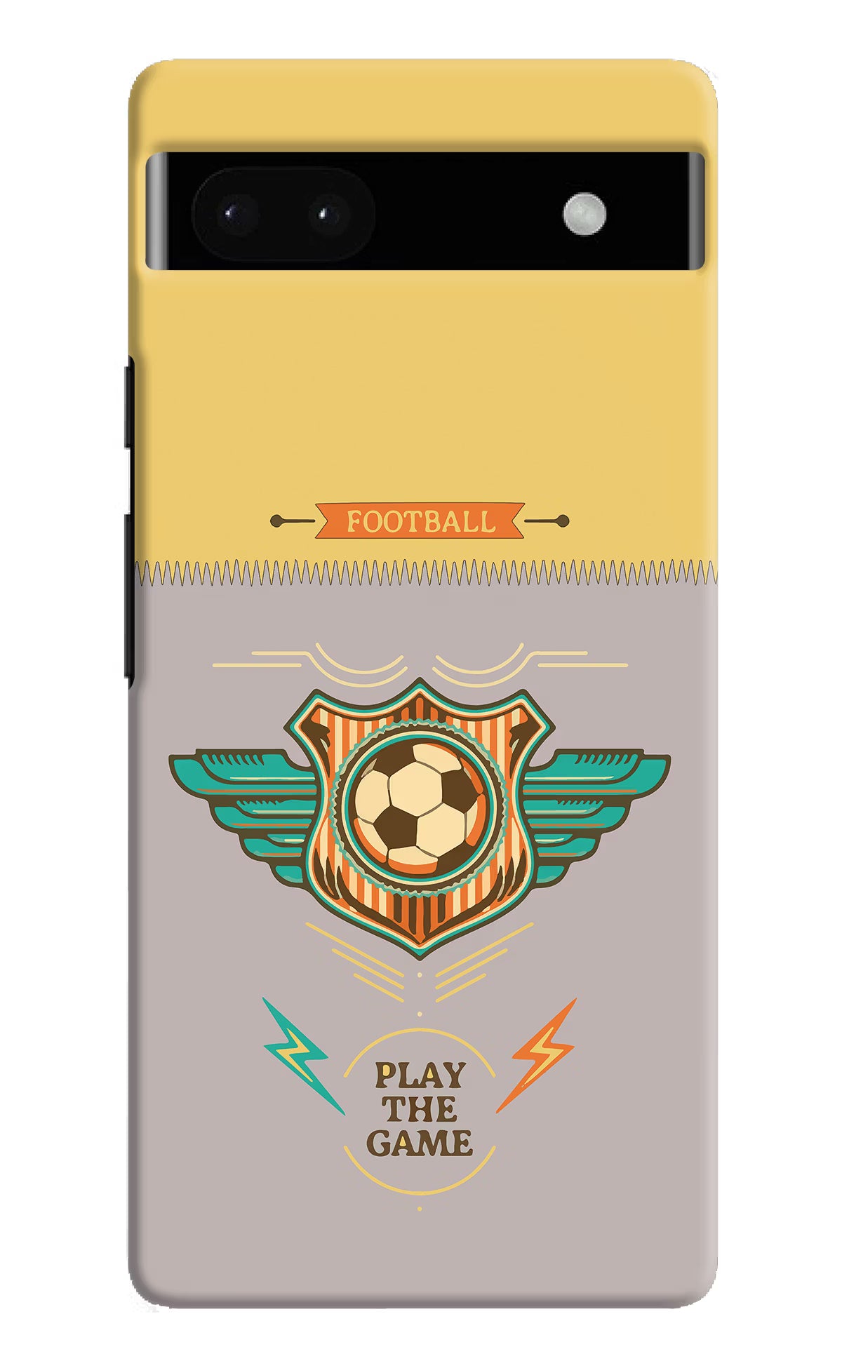 Football Google Pixel 6A Hard Case Back Cover by Casekaro