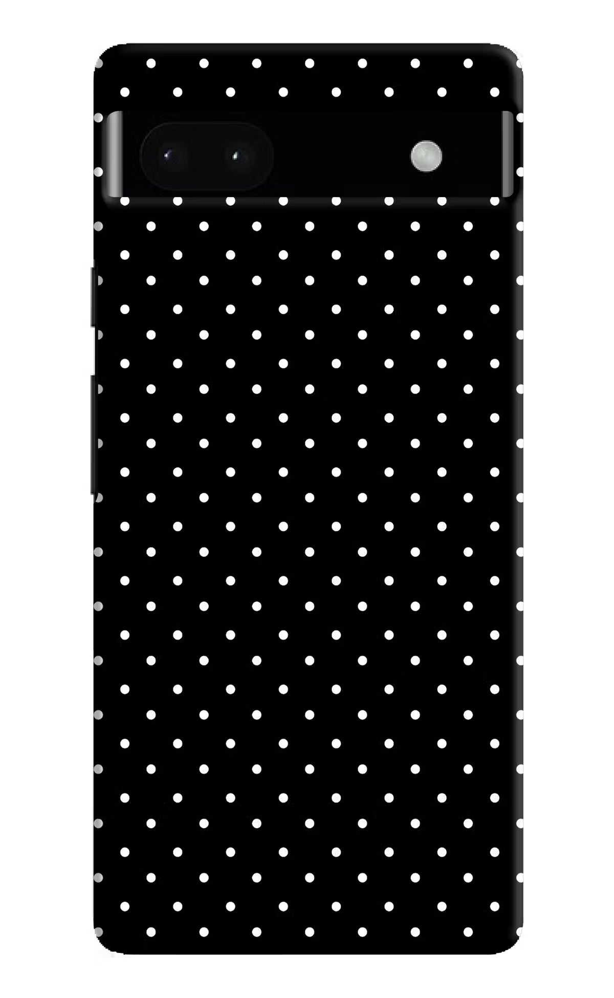 White Dots Google Pixel 6A Hard Case Back Cover by Casekaro