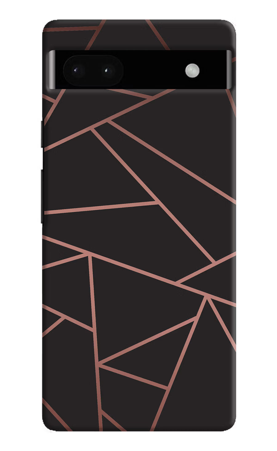 Geometric Pattern Google Pixel 6A Back Cover, Hard case
