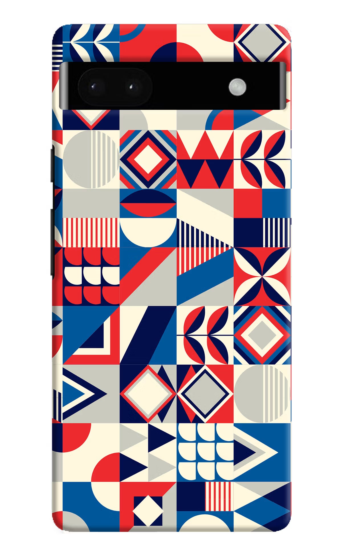 Colorful Pattern Google Pixel 6A Hard Case Back Cover by Casekaro