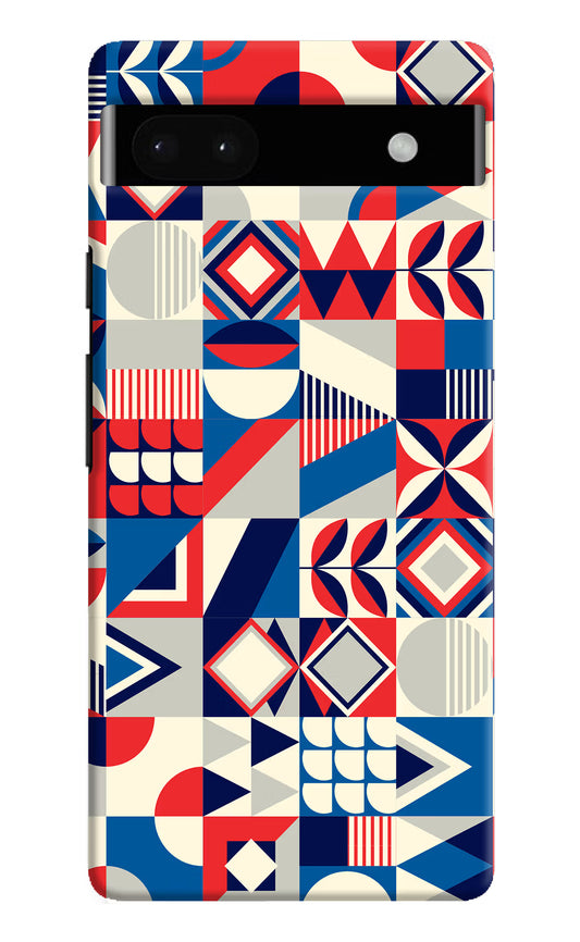 Colorful Pattern Google Pixel 6A Hard Case Back Cover by Casekaro