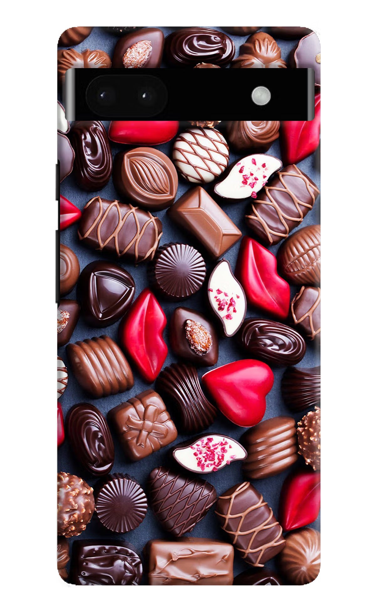 Chocolates Google Pixel 6A Hard Case Back Cover by Casekaro