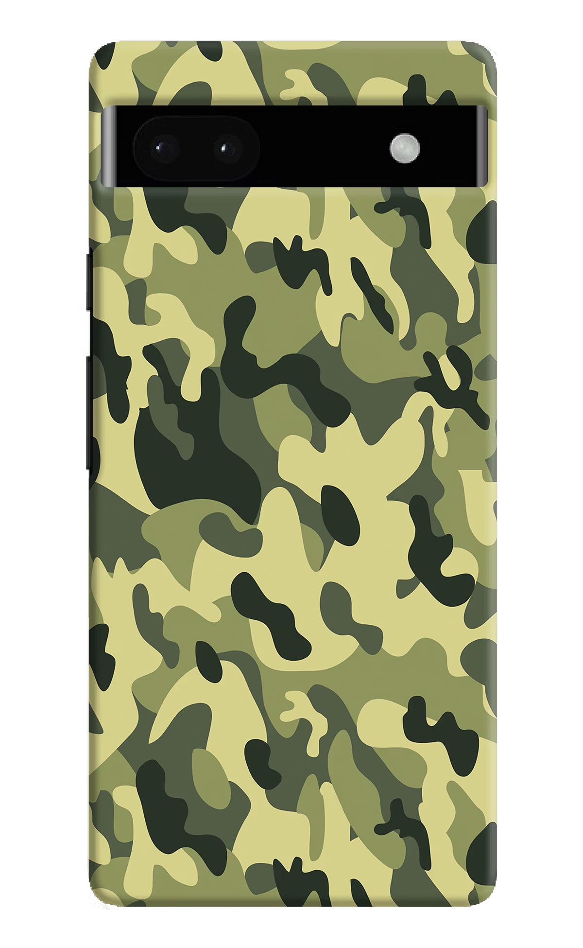 Camouflage Google Pixel 6A Hard Case Back Cover by Casekaro