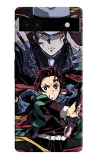 Demon Slayer Google Pixel 6A Hard Case Back Cover by Casekaro