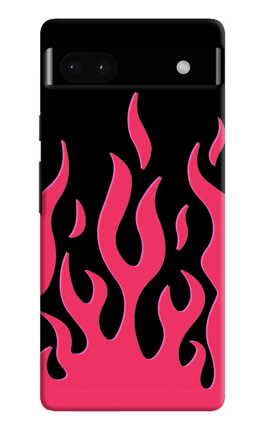 Fire Flames Google Pixel 6A Hard Case Back Cover by Casekaro
