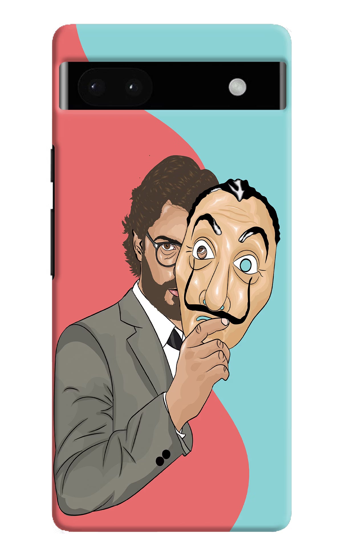 Professor Google Pixel 6A Hard Case Back Cover by Casekaro