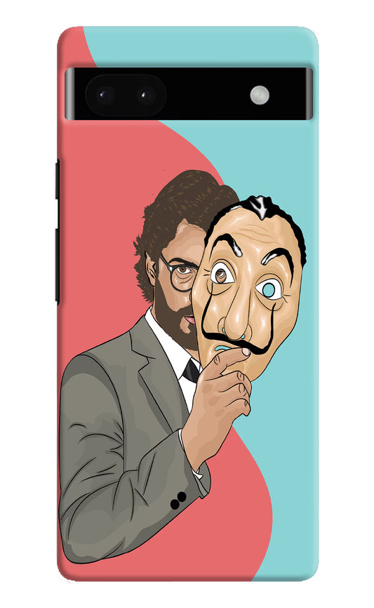 Professor Google Pixel 6A Hard Case Back Cover by Casekaro