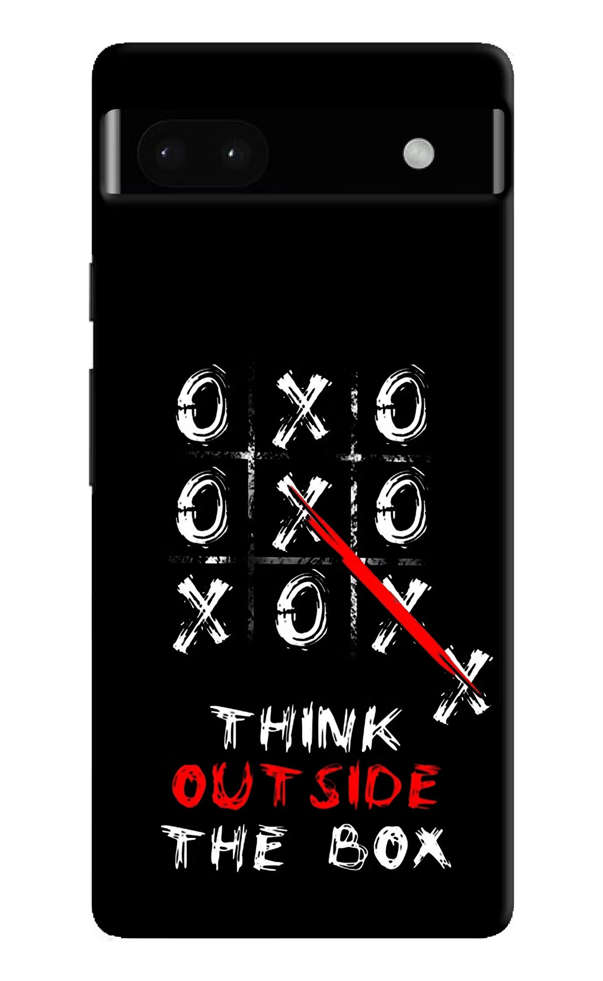 Think out of the BOX Google Pixel 6A Hard Case Back Cover by Casekaro