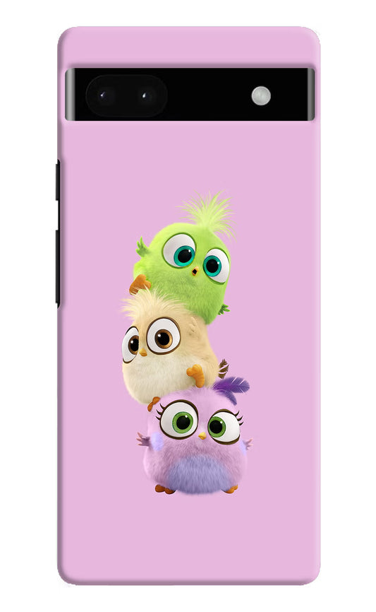 Cute Little Birds Google Pixel 6A Hard Case Back Cover by Casekaro