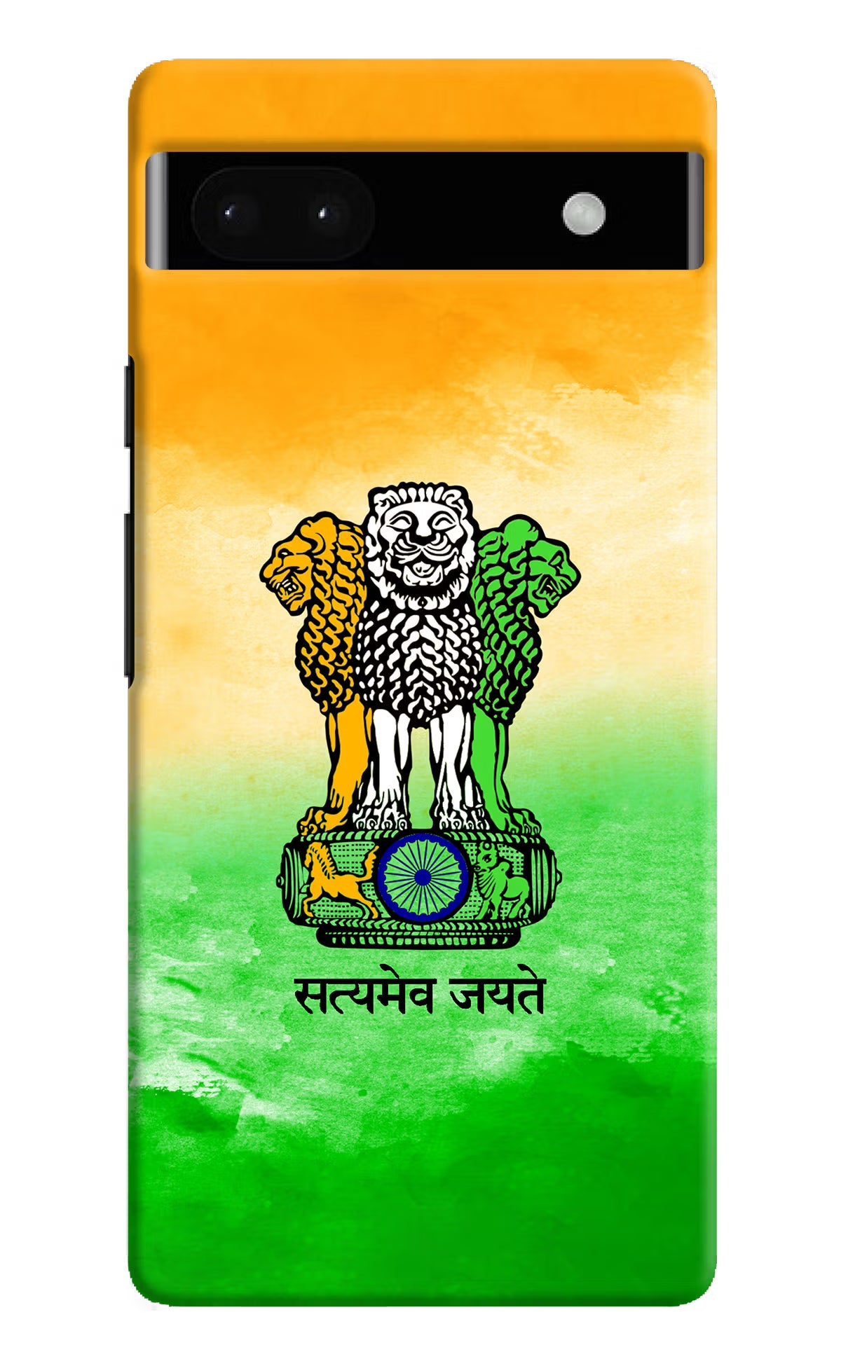 Satyamev Jayate Flag Google Pixel 6A Hard Case Back Cover by Casekaro