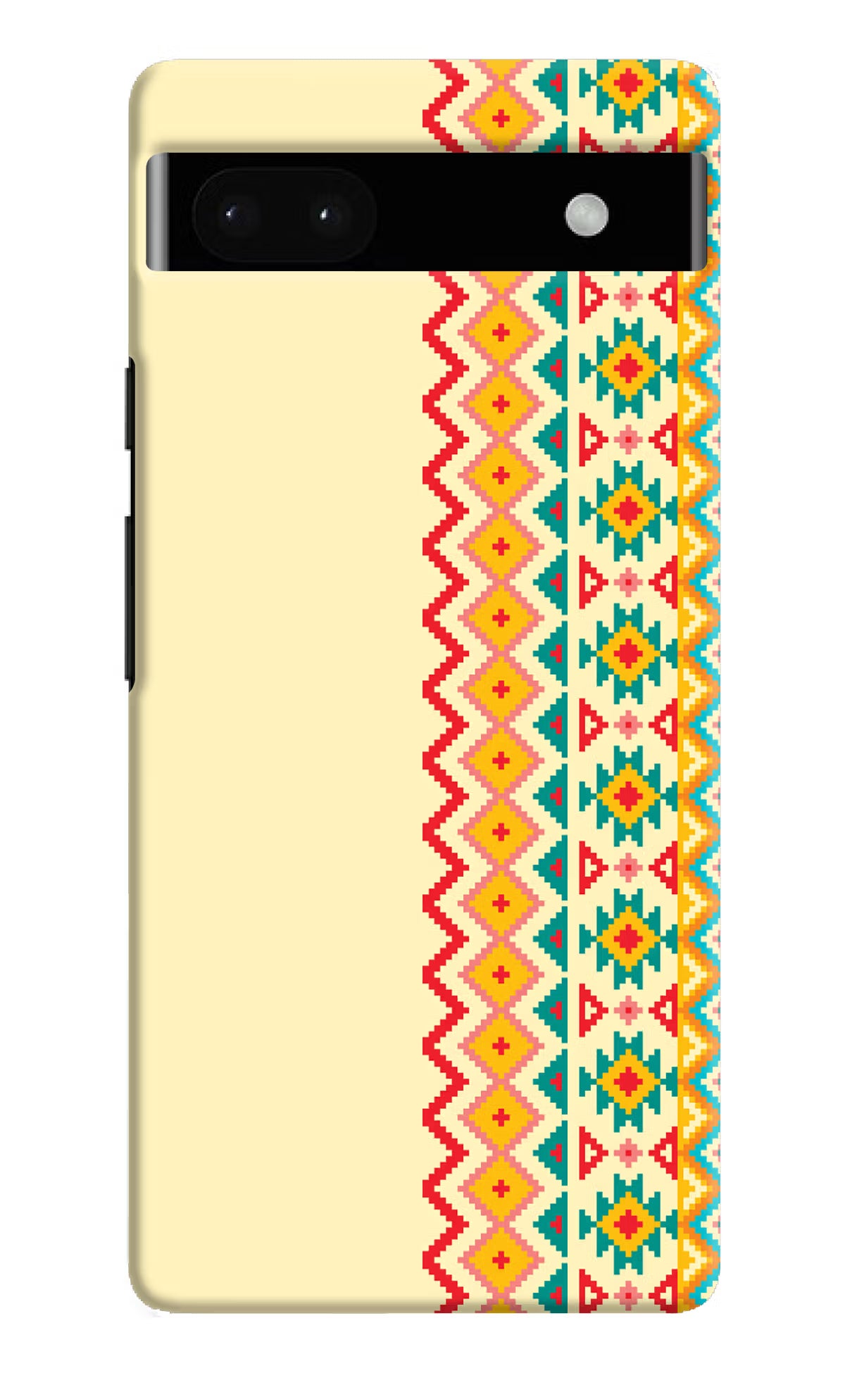 Ethnic Seamless Google Pixel 6A Hard Case Back Cover by Casekaro