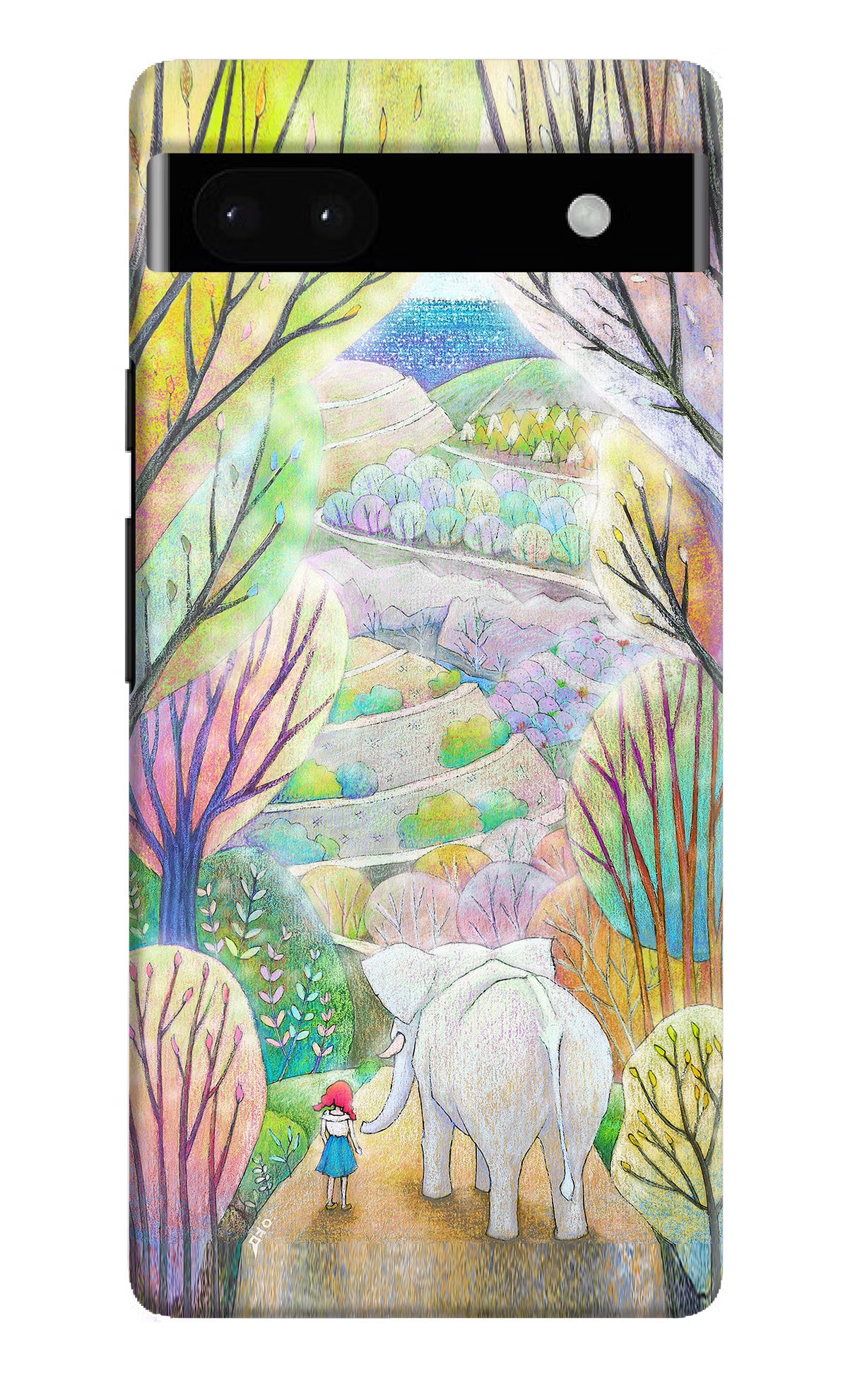 Nature Painting Google Pixel 6A Hard Case Back Cover by Casekaro