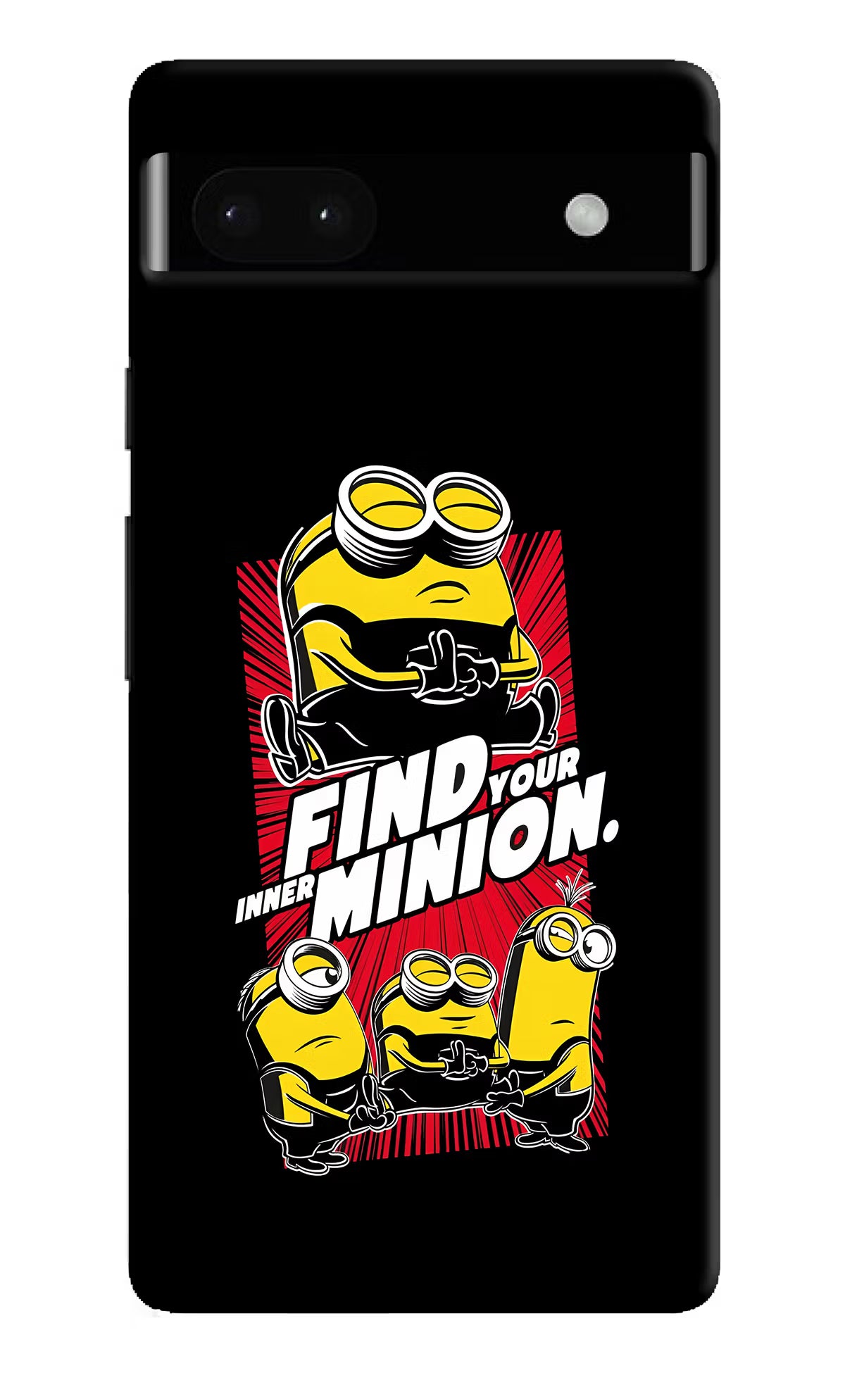 Find your inner Minion Google Pixel 6A Hard Case Back Cover by Casekaro